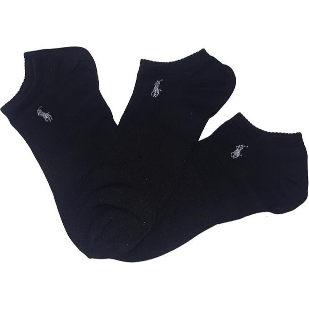 Polo Ralph Lauren Men's 3-Pk. Technical Quarter Socks  Black One Size